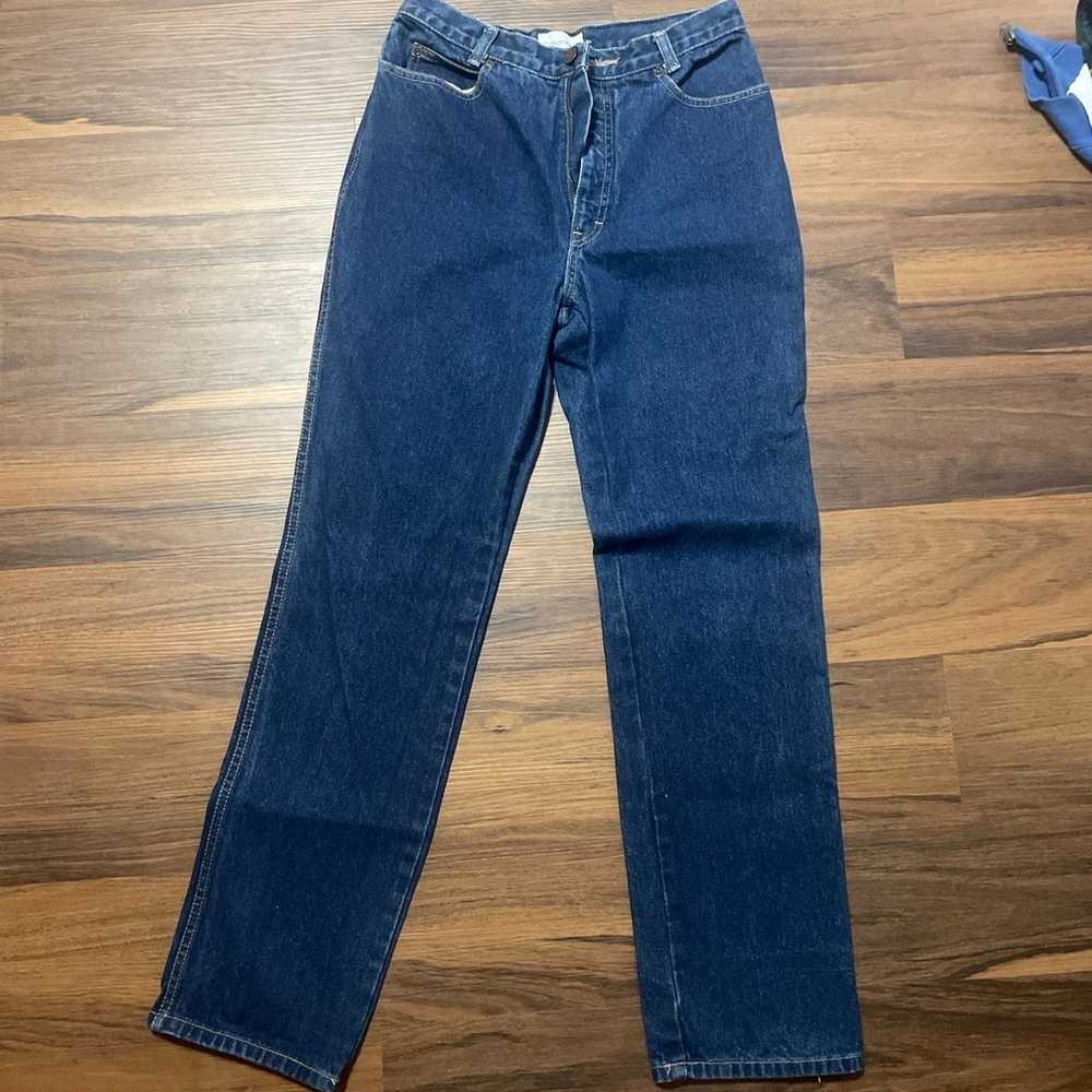 Vintage 100% Cotton Dark Blue Calvin Klein Jeans - image 1