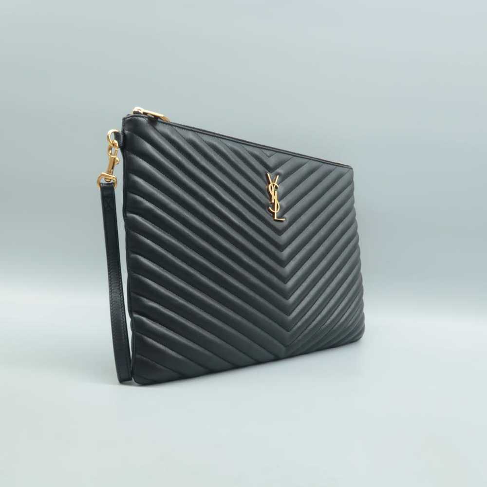 Saint Laurent Leather clutch bag - image 2