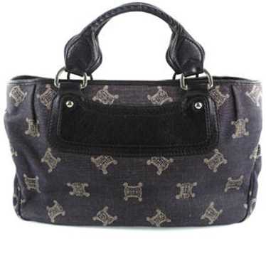 バッグ CELINE C MACADAM LEATHER BOOGIE HAND BAG Celine boogie bag macadam - Gem