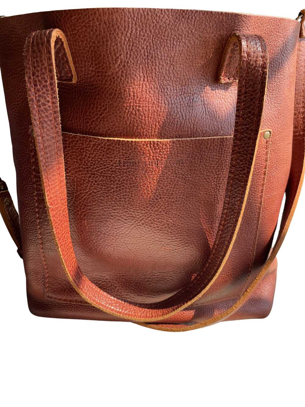 Portland Leather Crossbody Tote - image 2