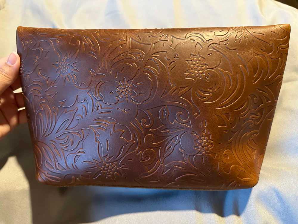 Portland Leather Makeup Bag - image 3