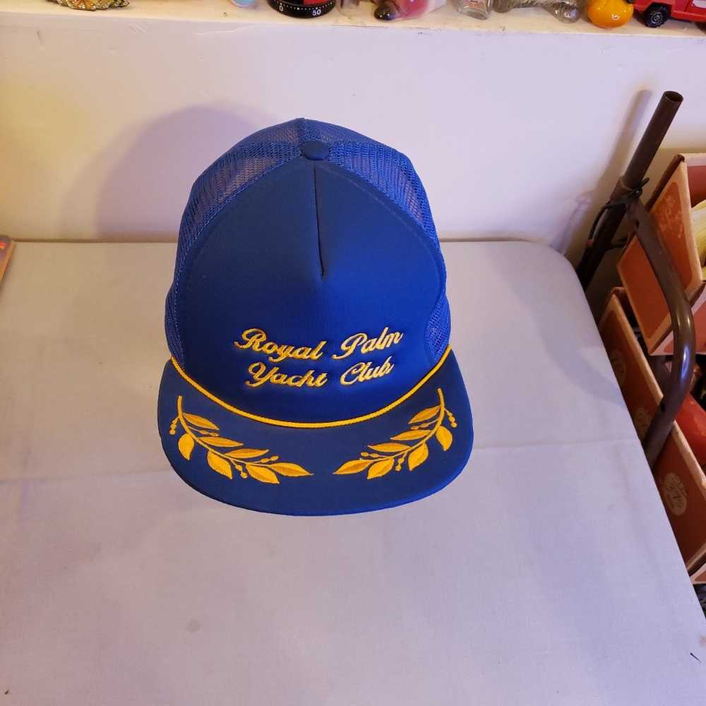 Vintage Royal Palm Yacht Club Snapback Hat - image 2