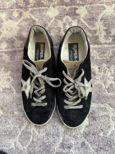 Golden Goose Black and silver Golden Goose Superst