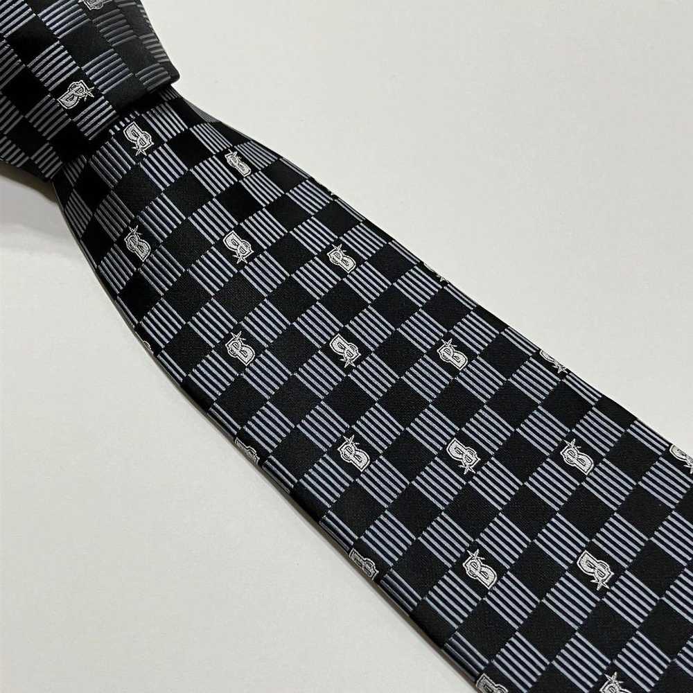 【Necktie Baystars Jacquard Design Polyester Used … - image 1