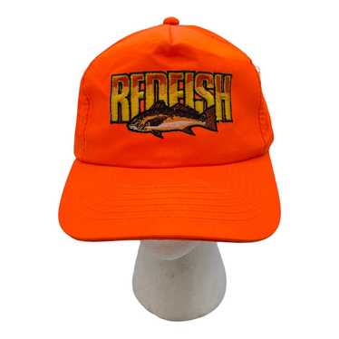 Vintage YoungAN Hat Co. RedFish Embroiled Orange … - image 1