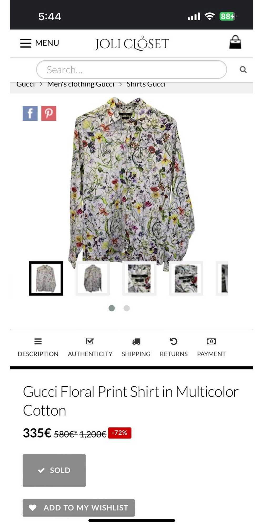 Designer × Gucci × Streetwear Gucci Floral Print … - image 7