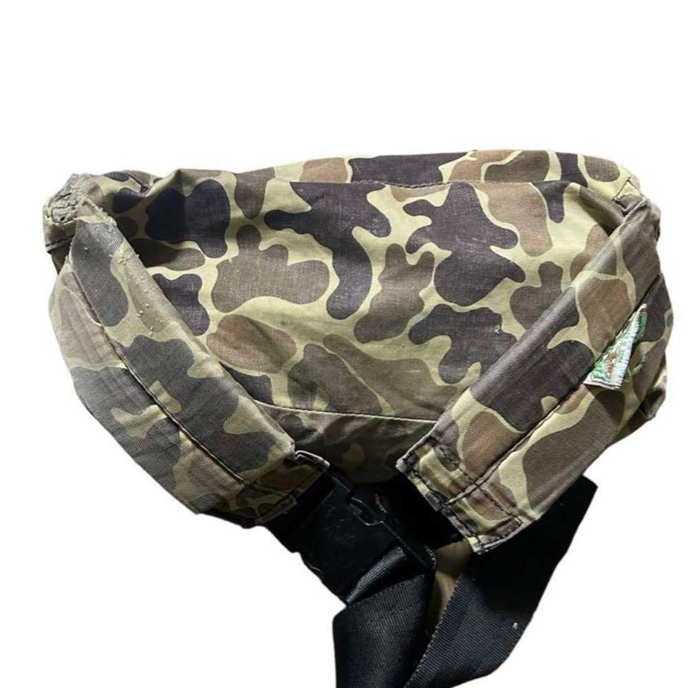 80s USA made duck hunter camo waist pouch vintage - image 3