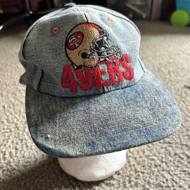 Vintage 90s Denim SnapBack San Francisco 49ers NF… - image 1