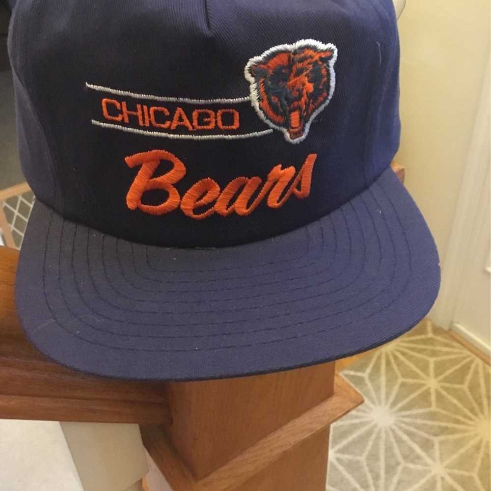 Vintage Annco 1990s Chicago Bears SnapBack Hat (W… - image 2