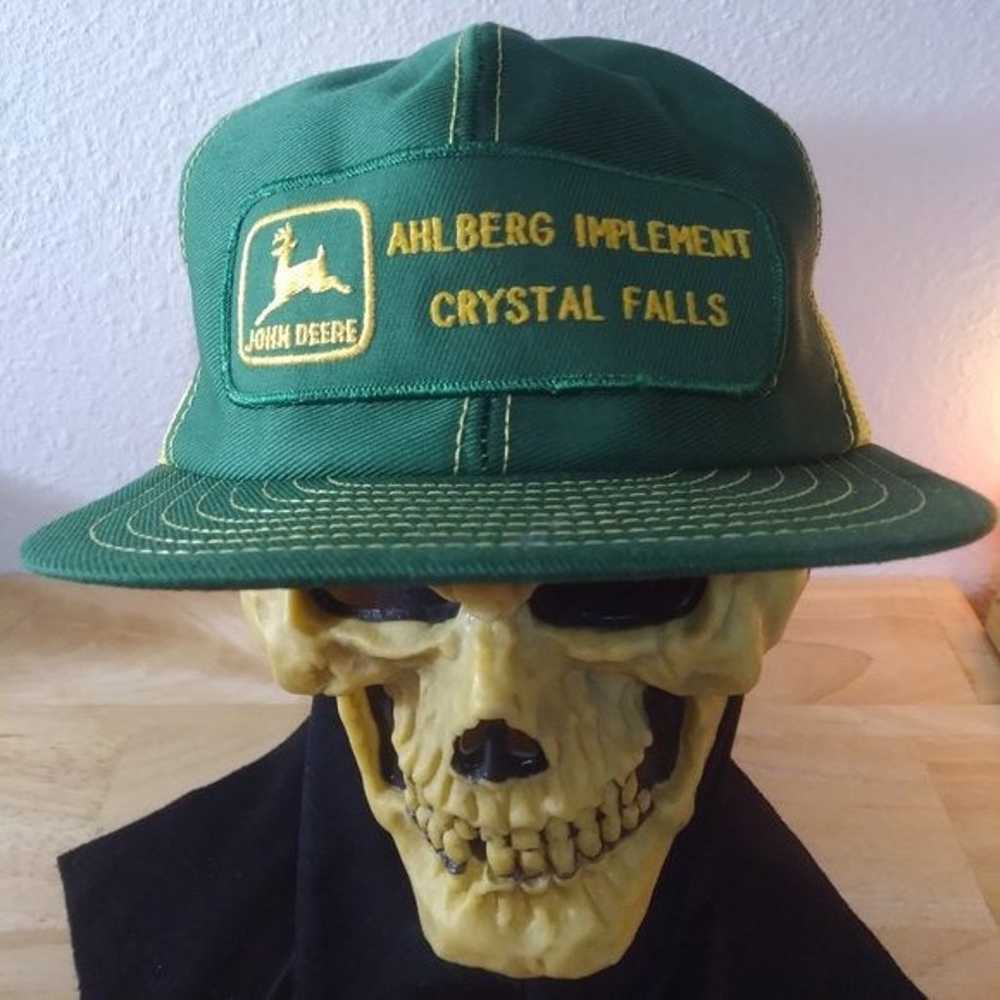 Vintage John Deere Ahlberg Implement Crystal Fall… - image 1