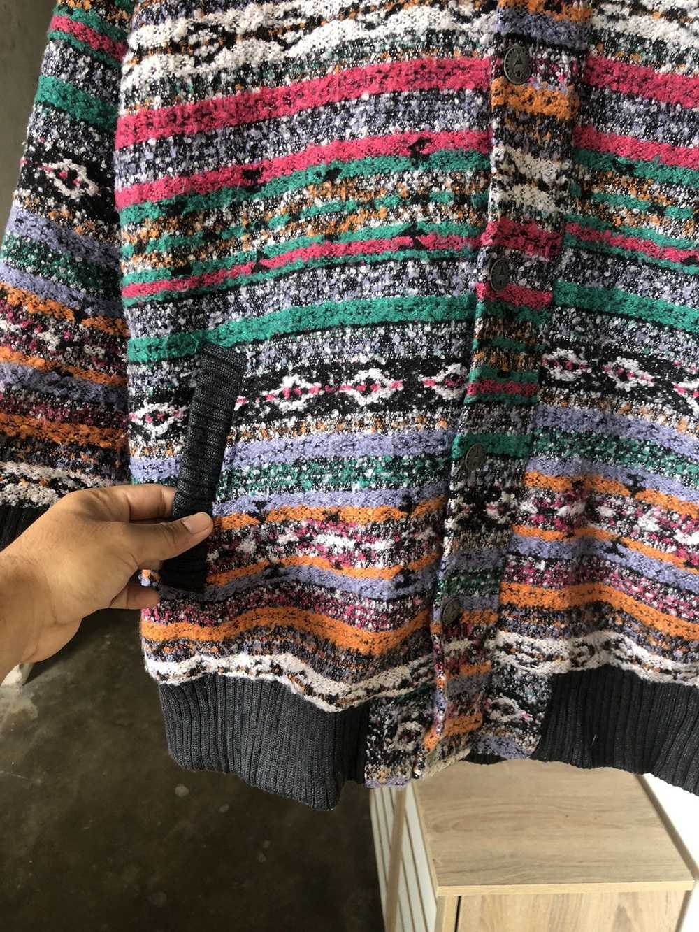 Coloured Cable Knit Sweater × Japanese Brand × Na… - image 10