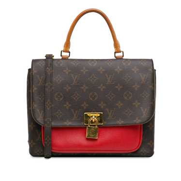 Brown Louis Vuitton Monogram Marignan Satchel