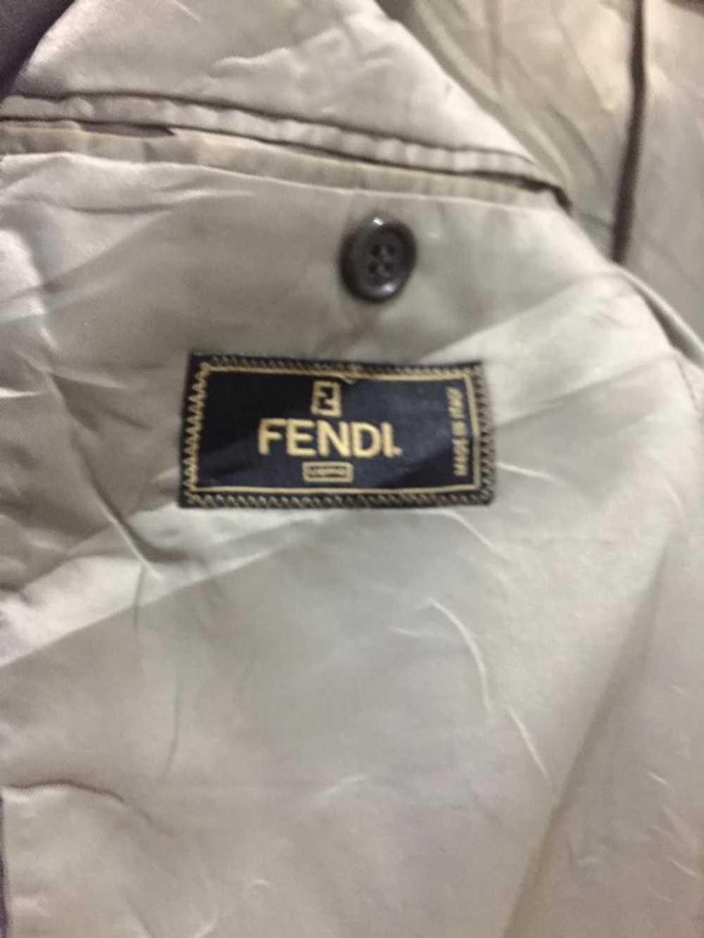 Fendi × Vintage FENDI Blazers 100% Rayon Lining &… - image 4