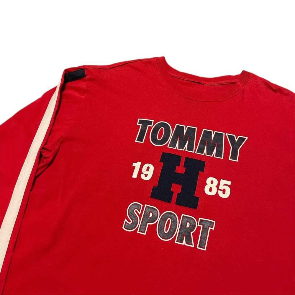 Tommy Hilfiger Tommy Sport Red Longsleeve Tee - image 2