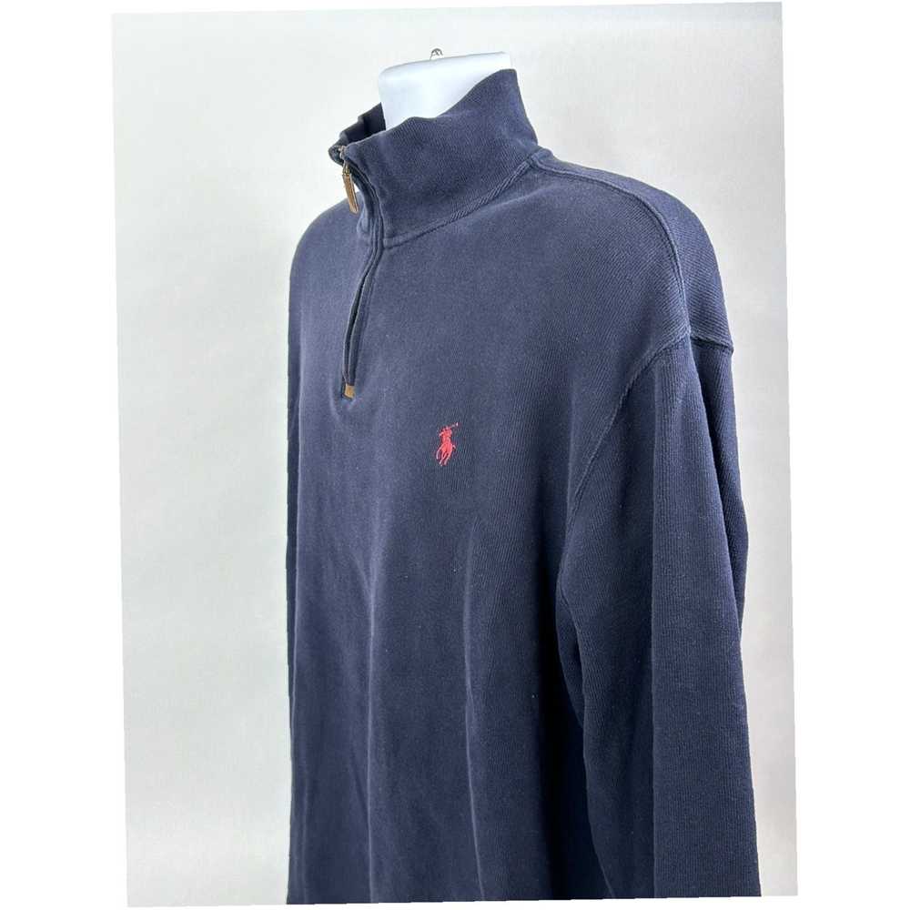 Ralph Lauren Luxurious Blue Cotton Pullover Sweat… - image 4