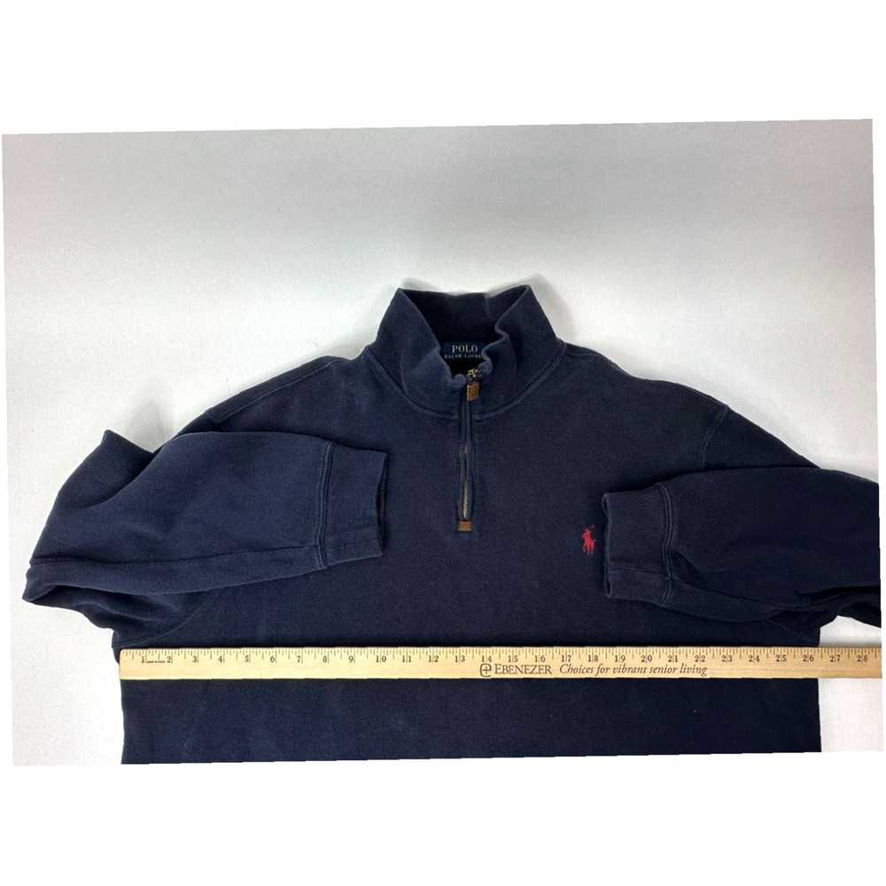 Ralph Lauren Luxurious Blue Cotton Pullover Sweat… - image 7