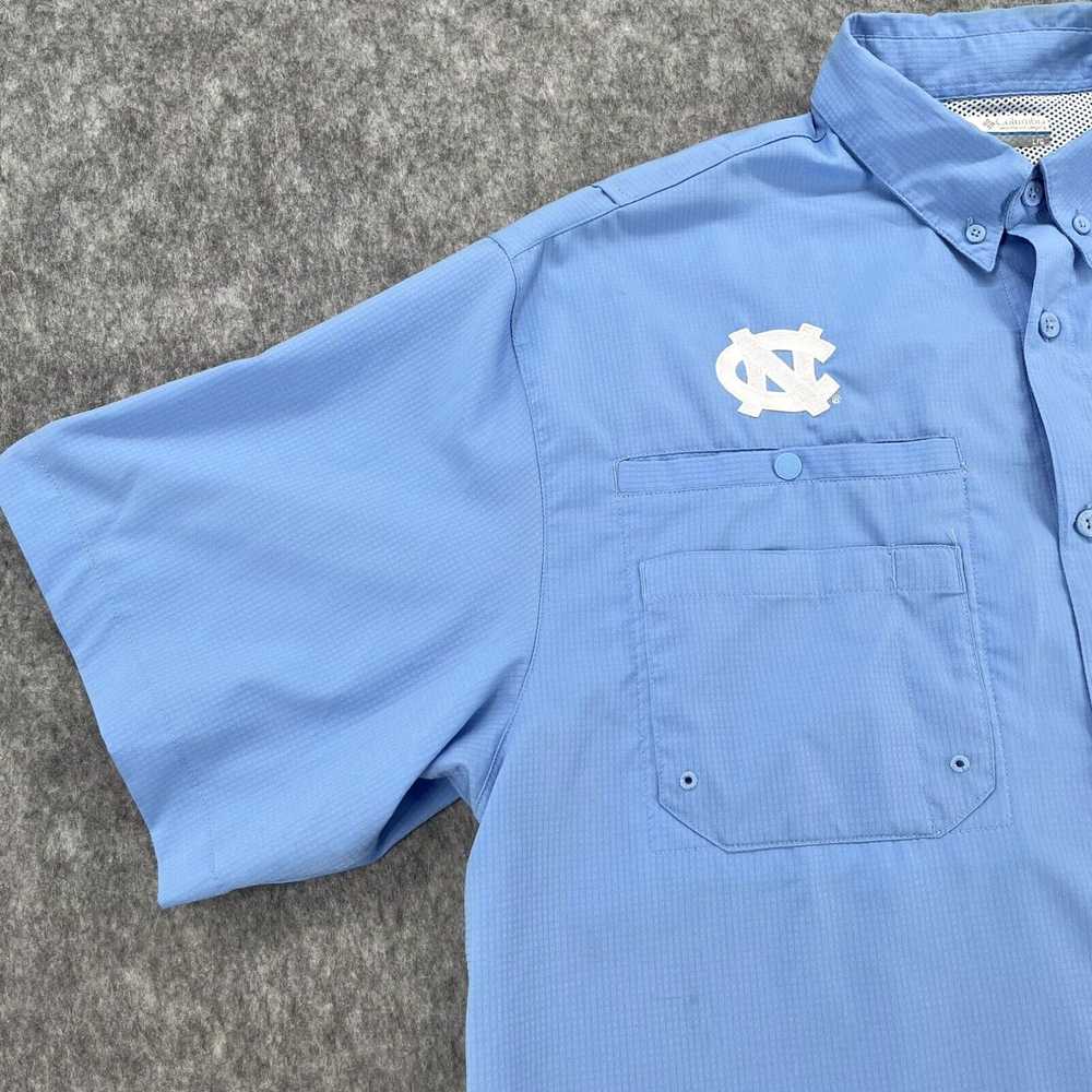 Vintage Columbia PFG Mens Blue North Carolina Tar… - image 3