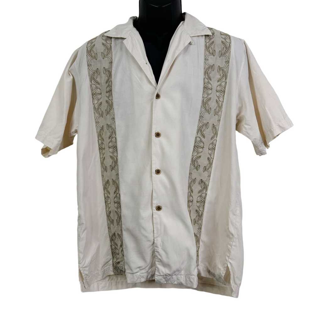 Tommy Bahama Tommy Bahama Men Silk Cotton Embroid… - image 1