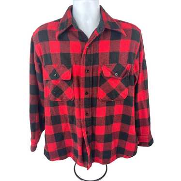 Sears Authentic Vintage Mens Medium Buffalo Plaid 