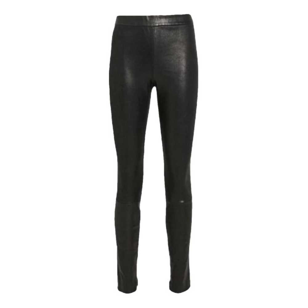 Intermix Leather slim pants - image 2