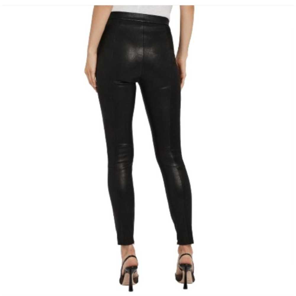 Intermix Leather slim pants - image 3