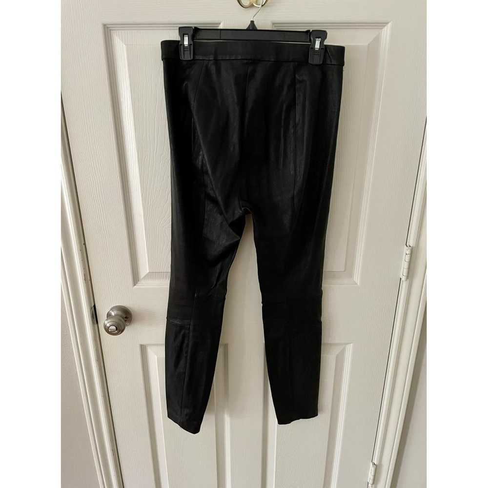 Intermix Leather slim pants - image 6