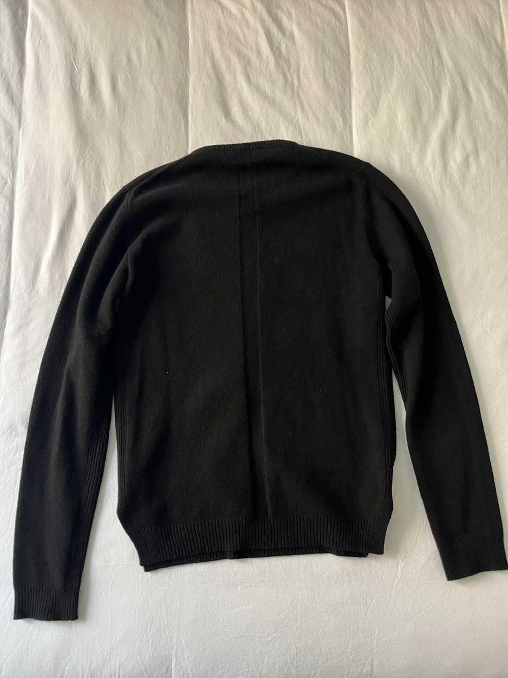 Rick Owens Biker Cashmere Sweater Strobe FW22 - image 2