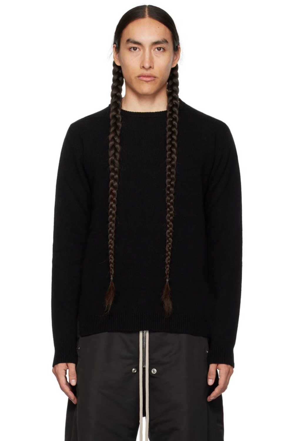 Rick Owens Biker Cashmere Sweater Strobe FW22 - image 5