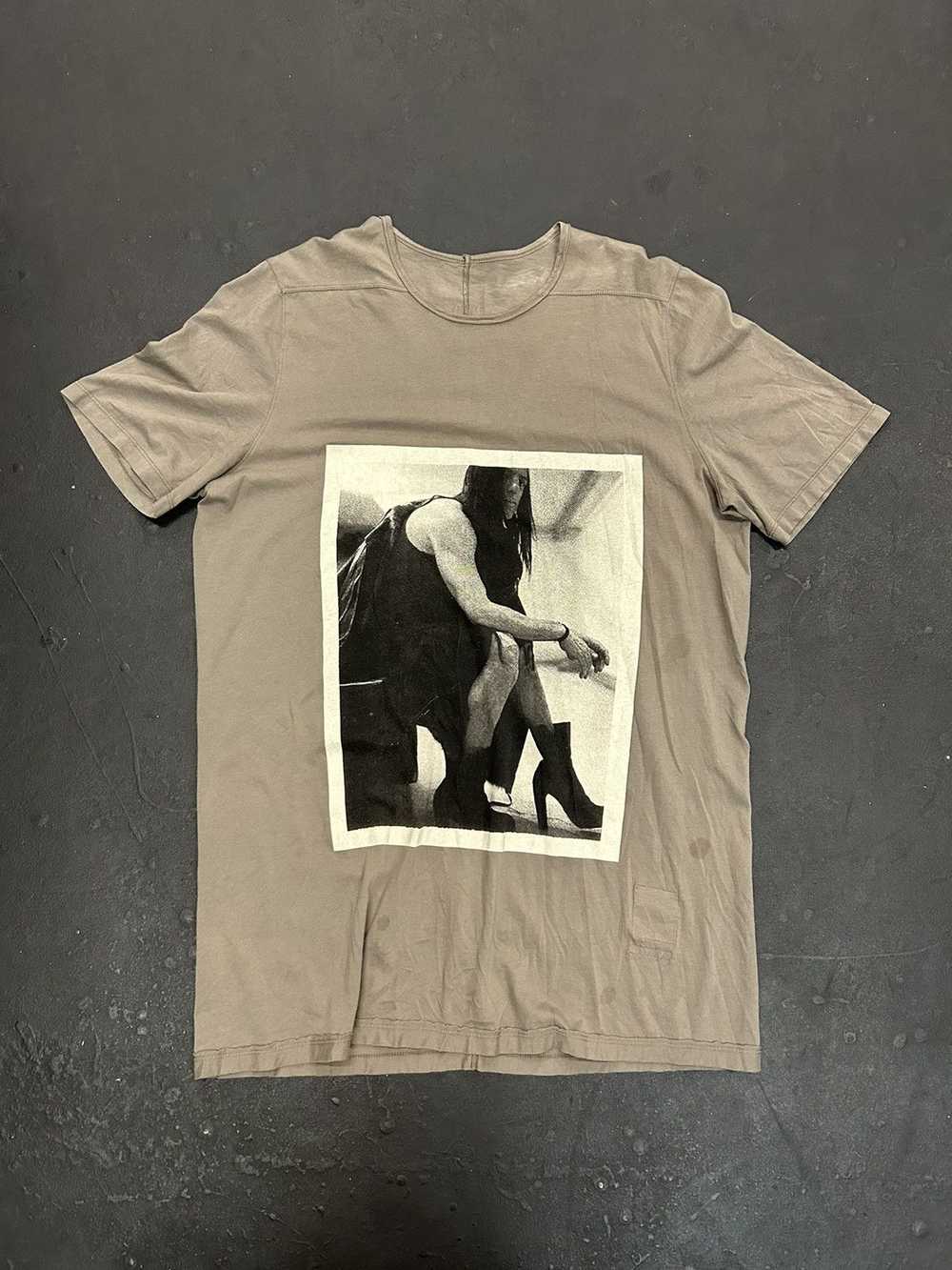 Rick Owens Rick Owens photo T-shirt - image 1