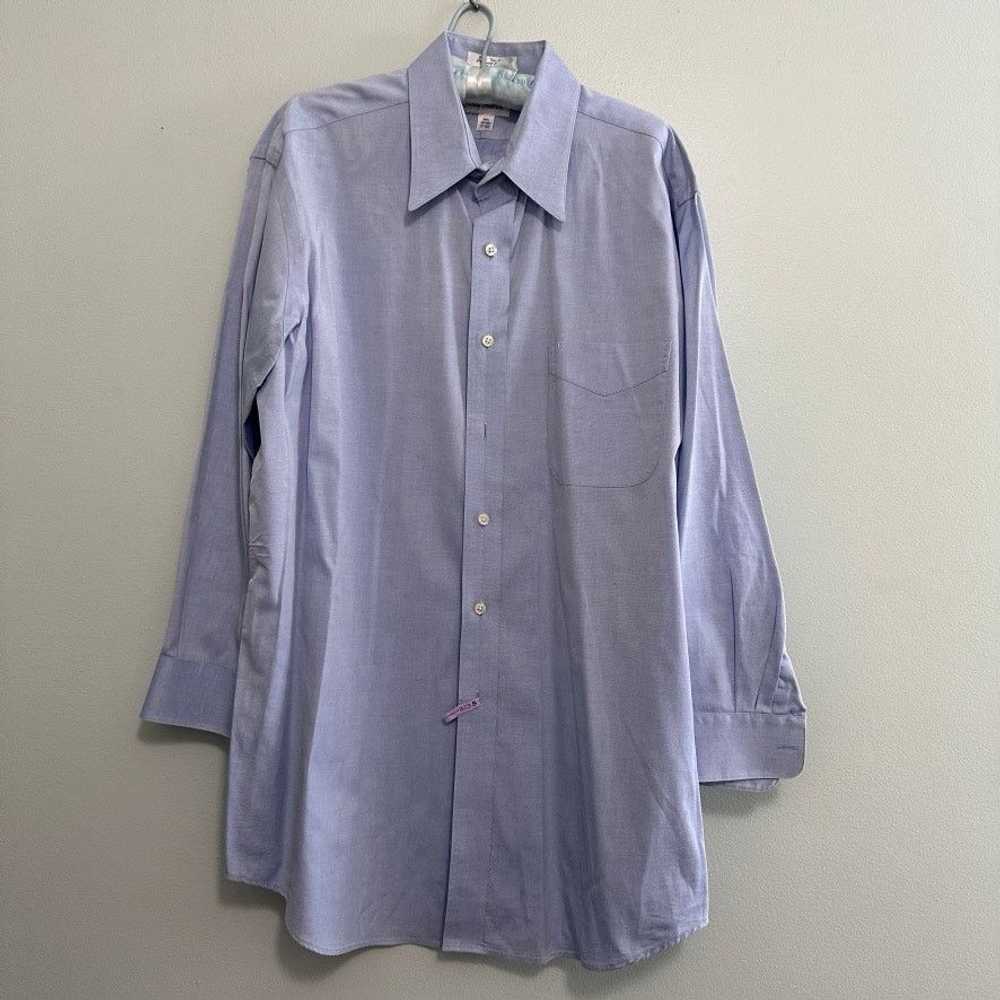 Paul Frederick Paul Frederick blue button down si… - image 2