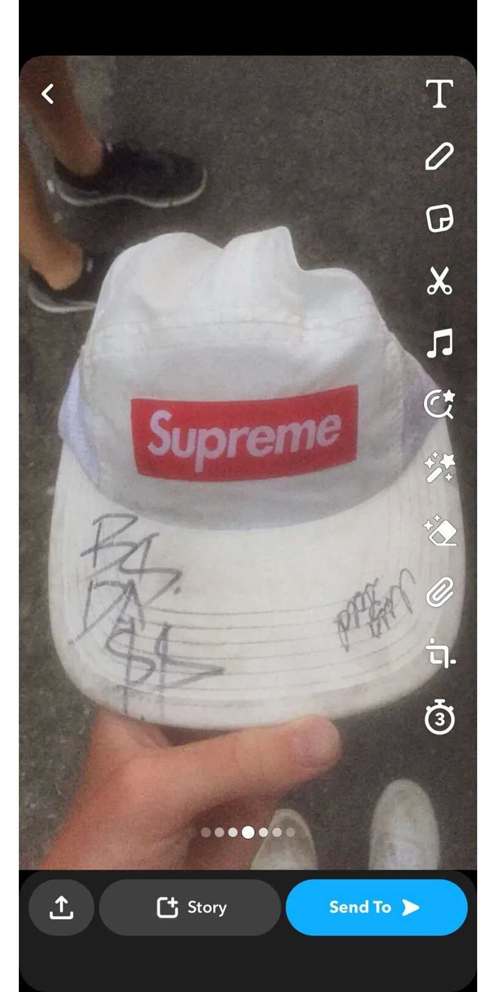 Pro Era × Supreme Joey Bada$$ Signed Supreme Hat - image 4