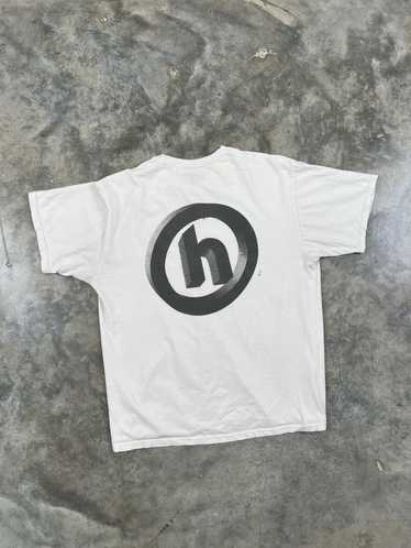 HIDDEN Hidden NY Concrete H Logo White Tee XL