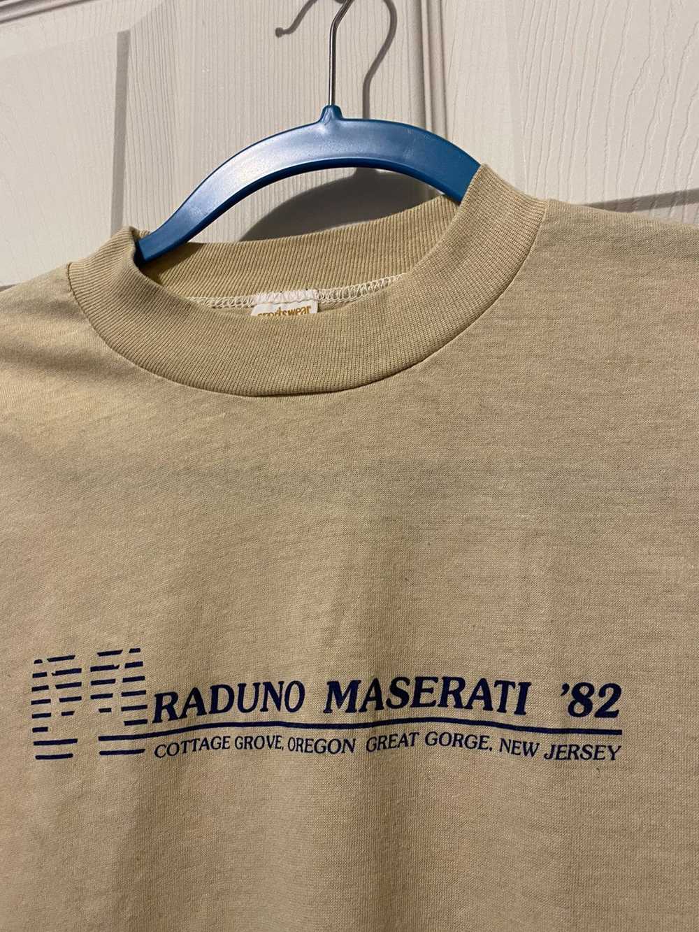 Maserati × Vintage Vintage 1982 Maserati Tee Spor… - image 1