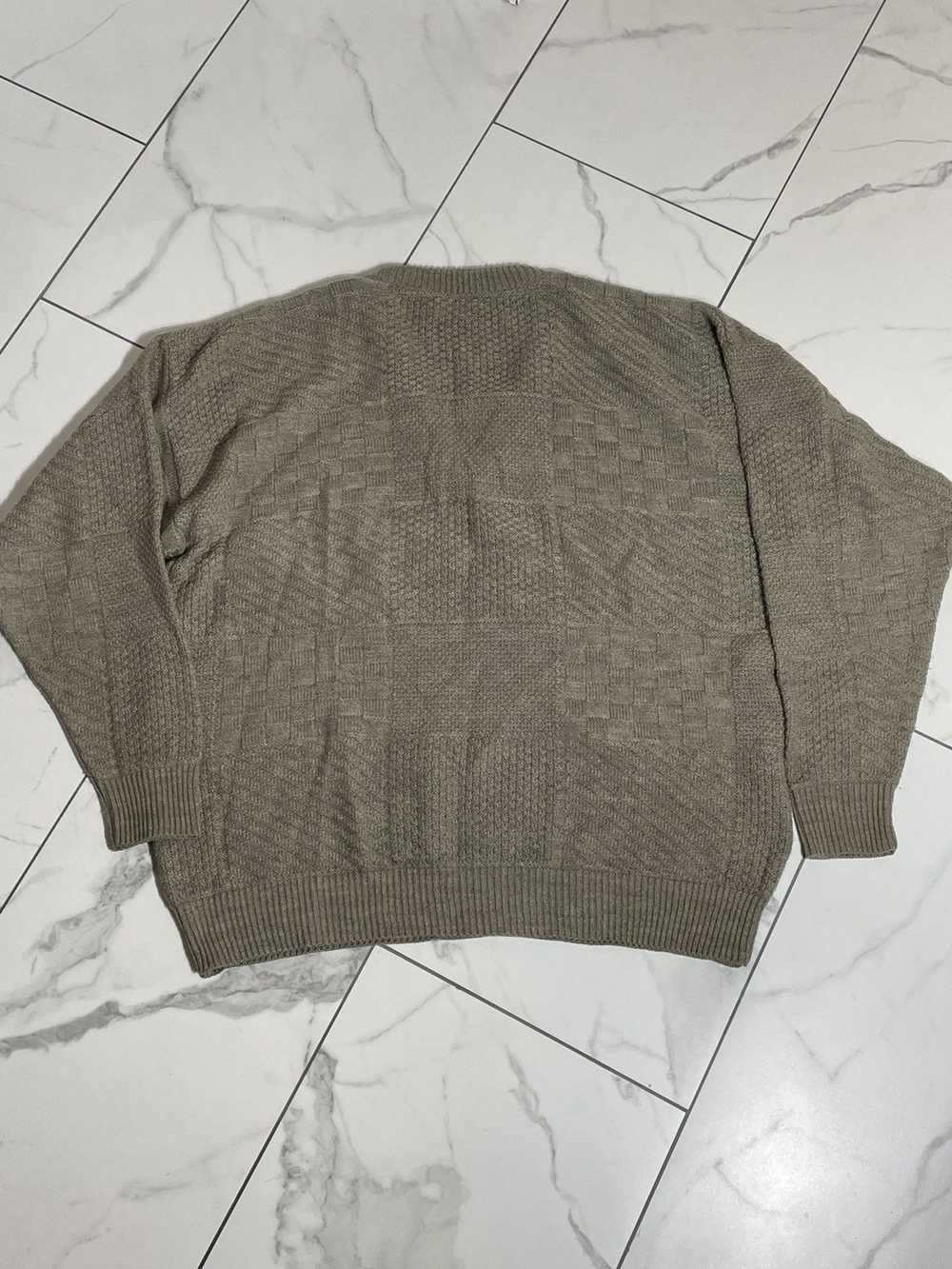 Cardigan × Coloured Cable Knit Sweater × Vintage … - image 2