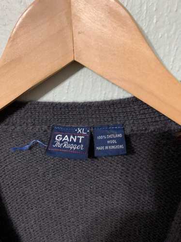 Cardigan × Vintage Vintage Gant Argyle Panel Knit 