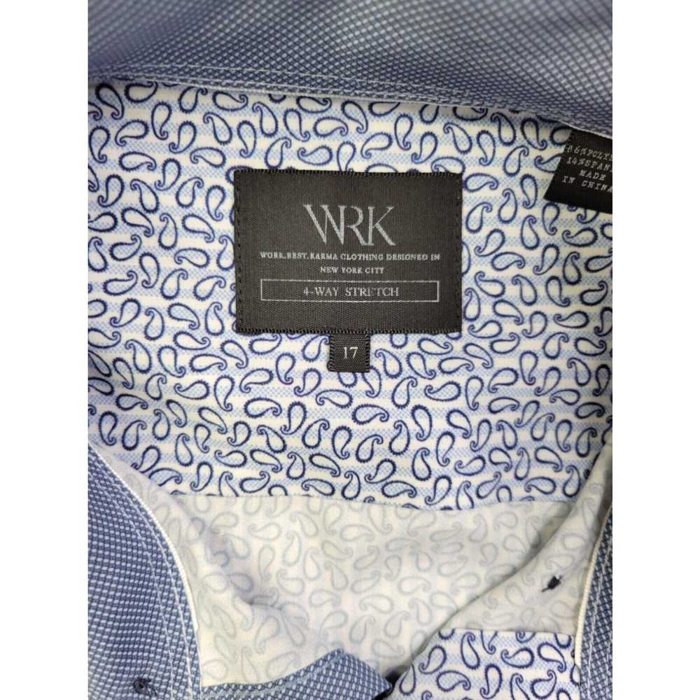 Vintage WRK Work Rest Karma Men's XXL (17) Blue P… - image 3