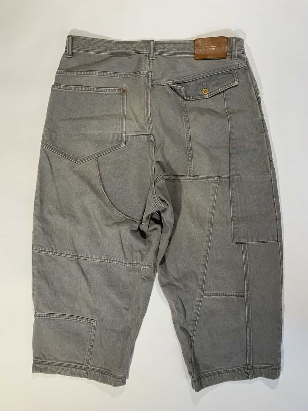 Undercover SS12 Open Strings Patchwork Pant SAMPLE - image 2