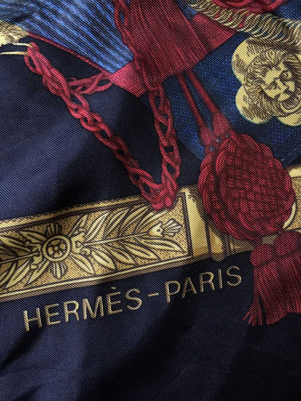 Hermes Hermes Paris Grand Uniforme Silk Scarf - image 6