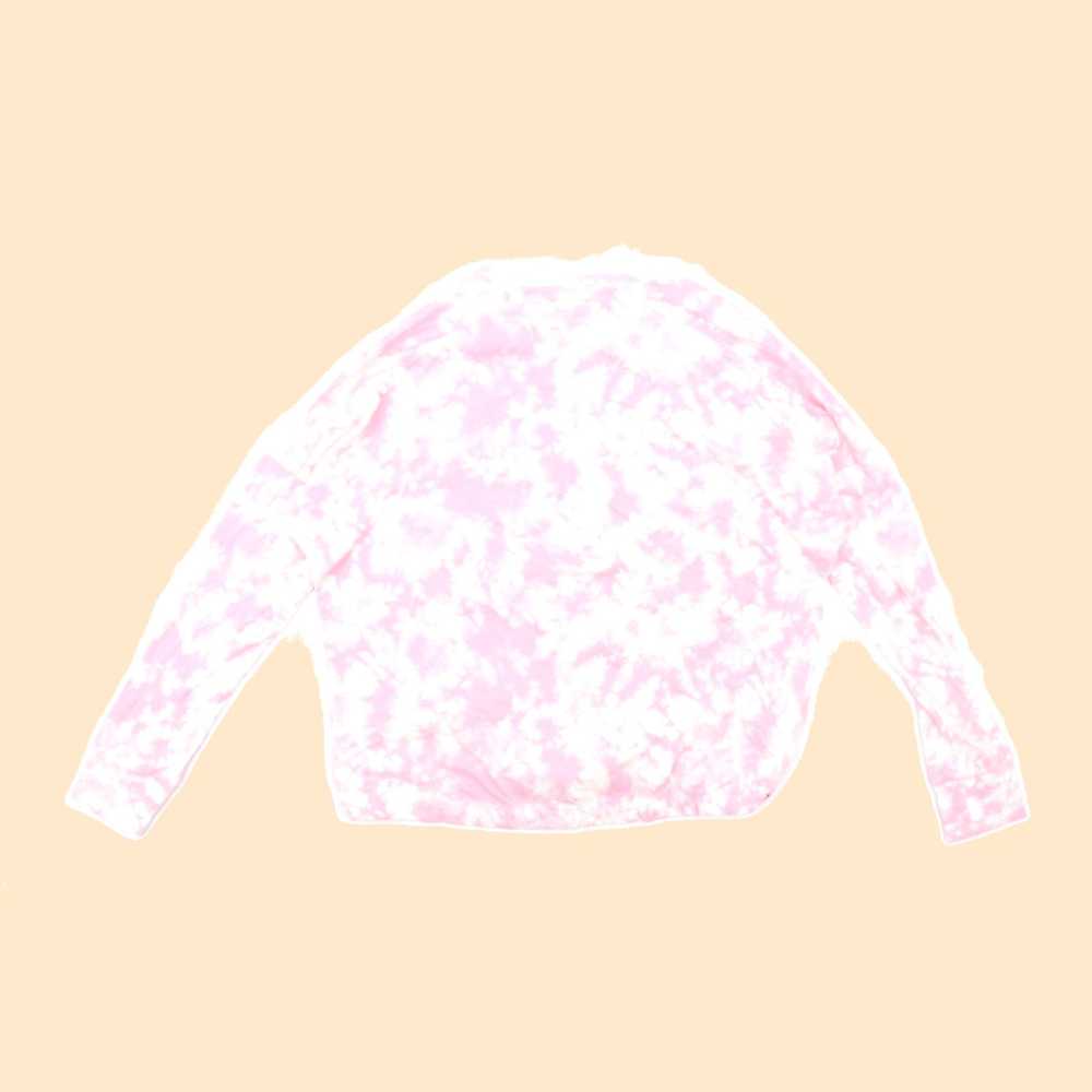 Next Pink Cotton Blend Tie Dye Pyjama Top for Wom… - image 2