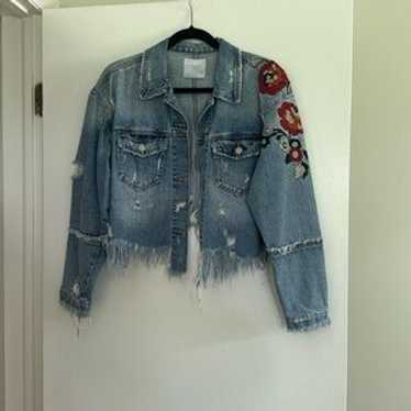 ジャケット・アウター ZARA flower denim jacket FLORAL PRINT DENIM JACKET - Multicoloured | ZARA Spain