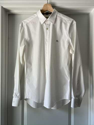 Burberry BURBERRY BRIT WHITE BUTTON DOWN SHIRT - image 1