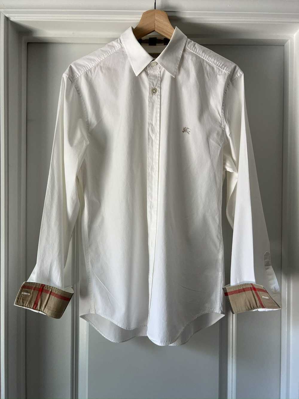 Burberry BURBERRY BRIT WHITE BUTTON DOWN SHIRT - image 2