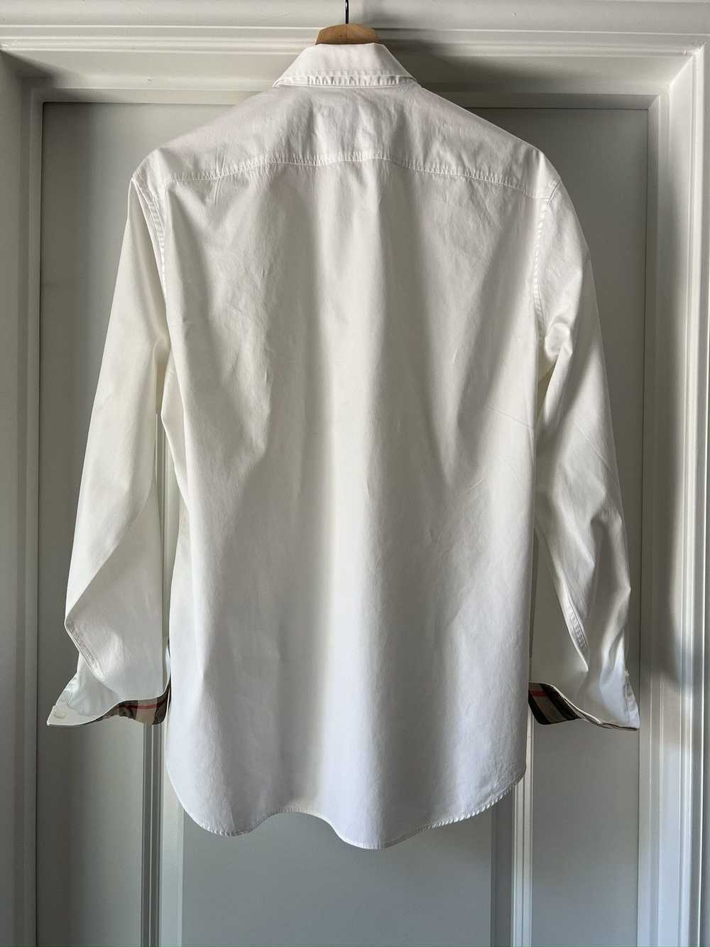 Burberry BURBERRY BRIT WHITE BUTTON DOWN SHIRT - image 6