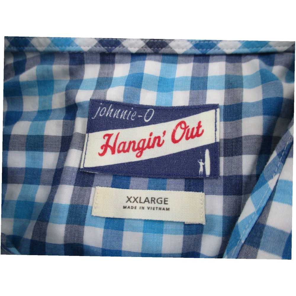 Vintage Mens Classic Preppy Plaid Cotton Outdoor … - image 3