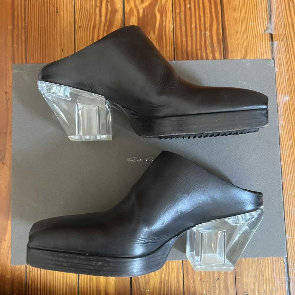 Rick Owens Leather mules & clogs - image 3