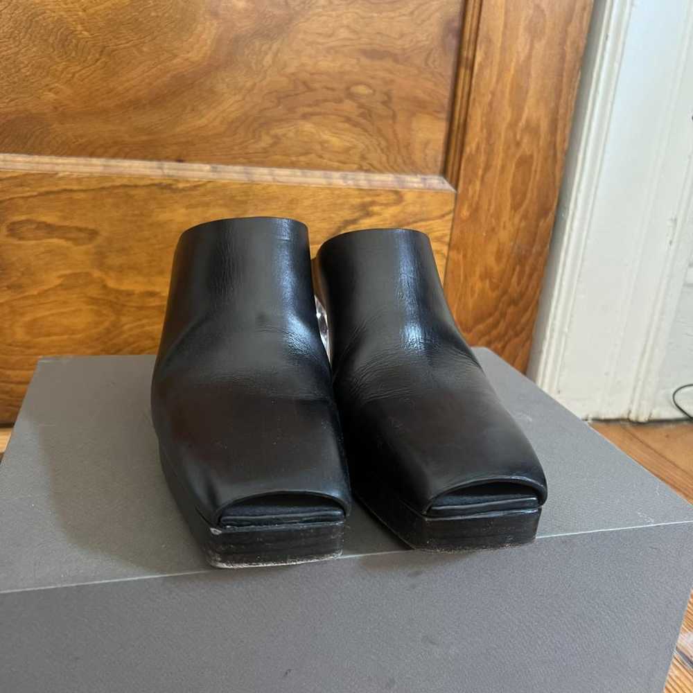 Rick Owens Leather mules & clogs - image 5