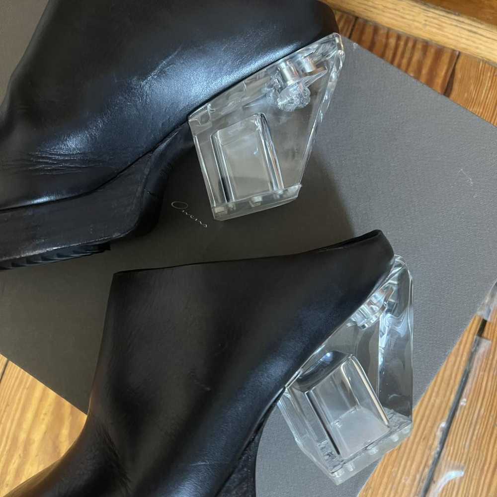 Rick Owens Leather mules & clogs - image 6