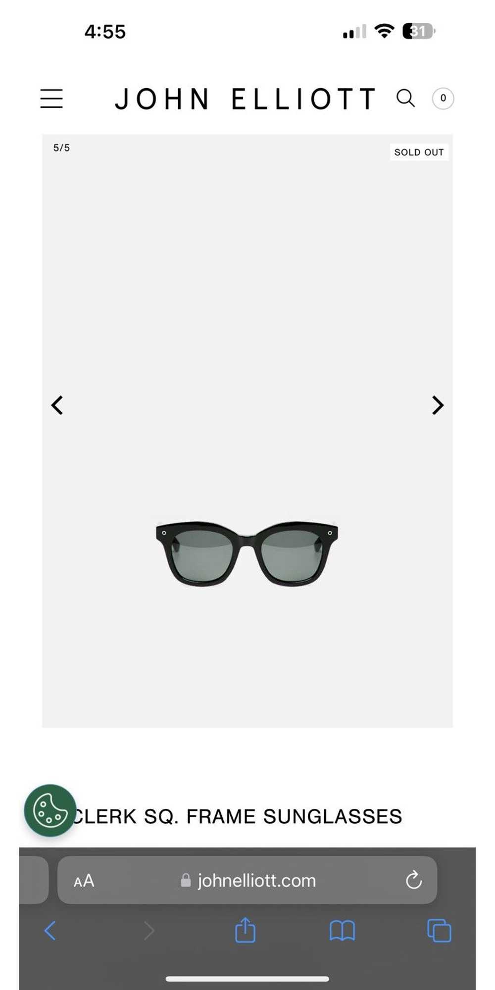 John Elliott John Elliot Sunglasses - image 1