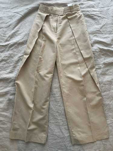 Cos COS Beige Pleated Trousers