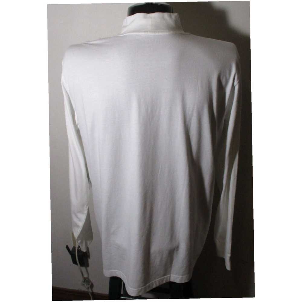 Vintage Authentic L.L. Bean White Long Sleeve Moc… - image 5